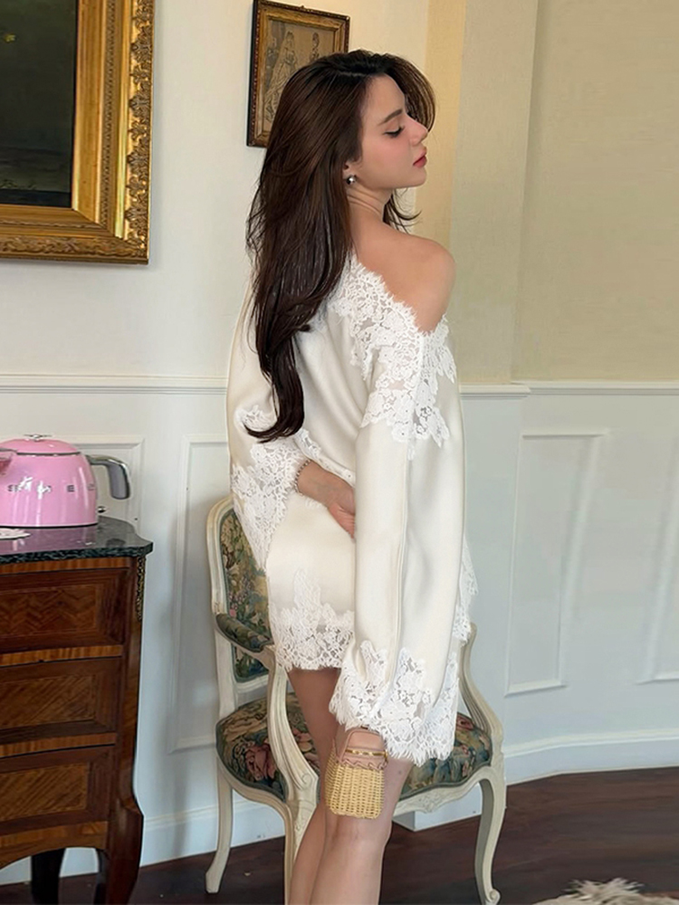 Ensemble élégant pour femmes e - Blouse Off Shoulder avis et prix