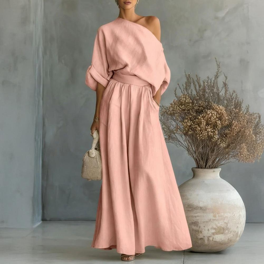 Ensemble chemisier et pantalon - Blouse Off Shoulder avis et prix
