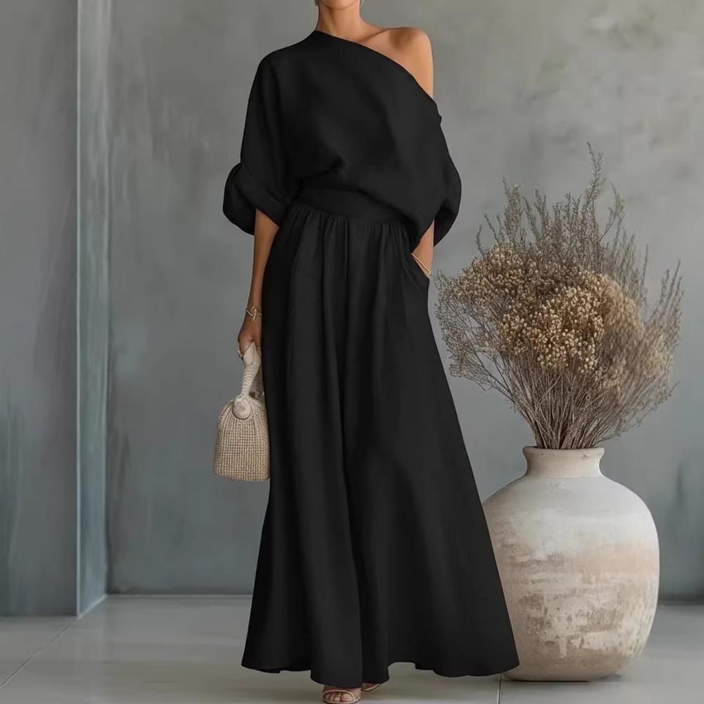 Ensemble chemisier et pantalon - Blouse Off Shoulder avis et prix